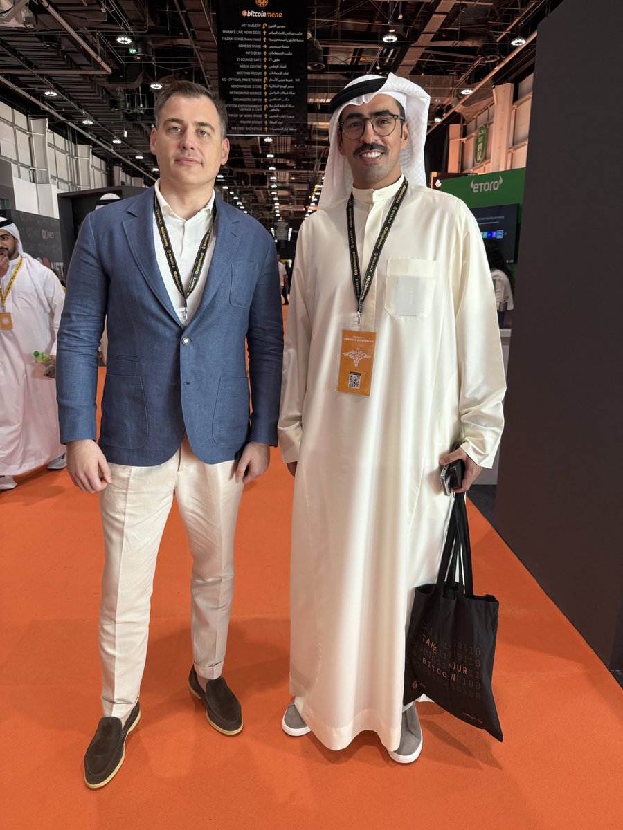 sergey_tron_'s tweet photo. 💥 Have you ever imagined a world where Bitcoin is at the forefront of the global economy? 🌍✨

We just finished day two of the incredible Bitcoin Conference in Abu Dhabi! We were lucky enough to hear from such interesting speakers as Eric Trump, Changpeng Zhao, Justin Sun, Saifedean Ammous and of course the legendary political pundit Paul Manafort. Bitcoin is becoming part of world politics and it's exciting!🚀 This event marks a significant leap into a future where Bitcoin will play a central role in our lives and the global economy.

I am thrilled that my partner David Bailey and his team have turned our bold ambitions into reality, and together we did it in Abu Dhabi! 🙌

#BitcoinFuture #CryptoConference #AbuDhabi2023 #MENA