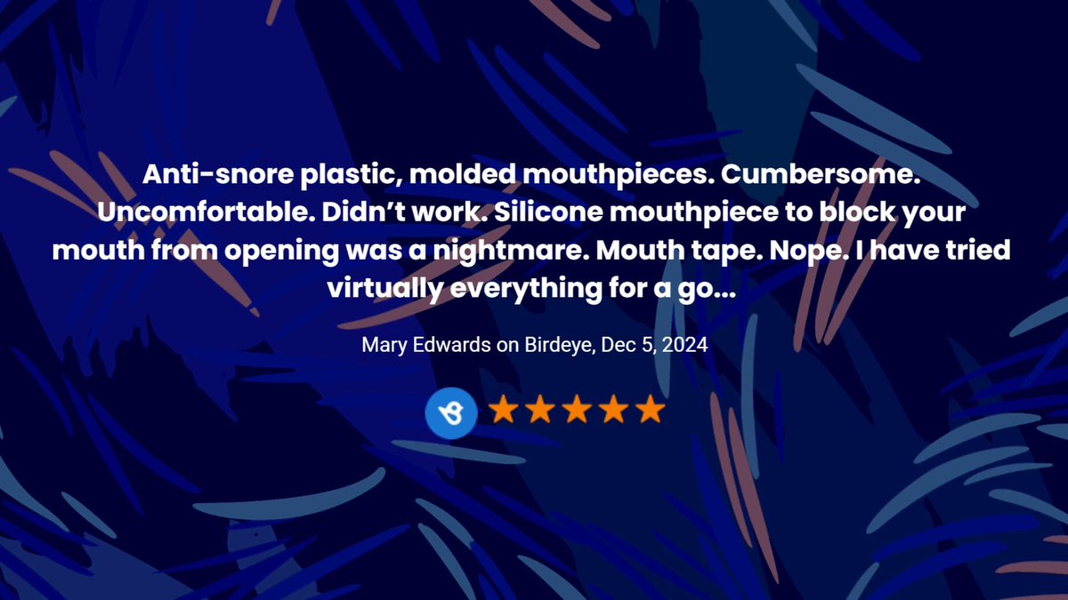 Good Morning Snore Solution tweet media