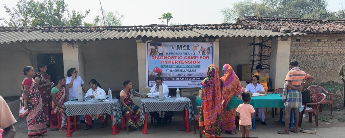 mahanadicoal's tweet photo. 𝐇𝐄𝐀𝐋𝐓𝐇𝐂𝐀𝐌𝐏 𝐀𝐓 𝐁𝐀𝐍𝐆𝐔𝐑𝐊𝐄𝐋𝐀!

A dedicated team from our Medical Services Department at Basundhara Hospital conducted a Hypertension Diagnostic Camp today at Bangurkela village in the periphery of Basundhara Area, Sundergarh district, #Odisha.
Our healthcare professionals provided free diagnostic services, raising awareness about hypertension and encouraging villagers to take proactive steps towards better health. 
We committed to improving the health and well-being of communities around us.

#BeyondCoal #HealthCare #MyMCL #Coal