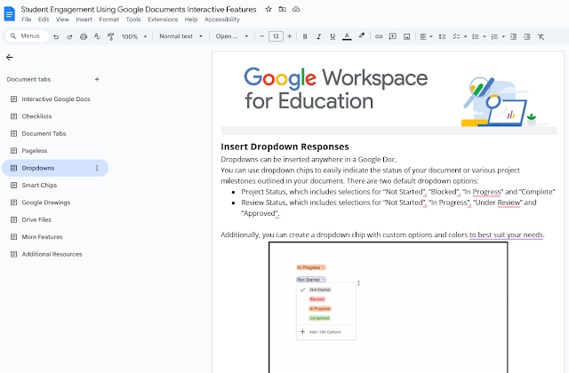 WickedEdTech's tweet photo. This might be interesting if you are attending some of the #GoogleEDU sessions at #SLATEinWI.
Student Engagement Using Interactive Features in Google Documents https://t.co/TjN68zL9Vr #SLATE2024 https://t.co/BwlgIFSg1v