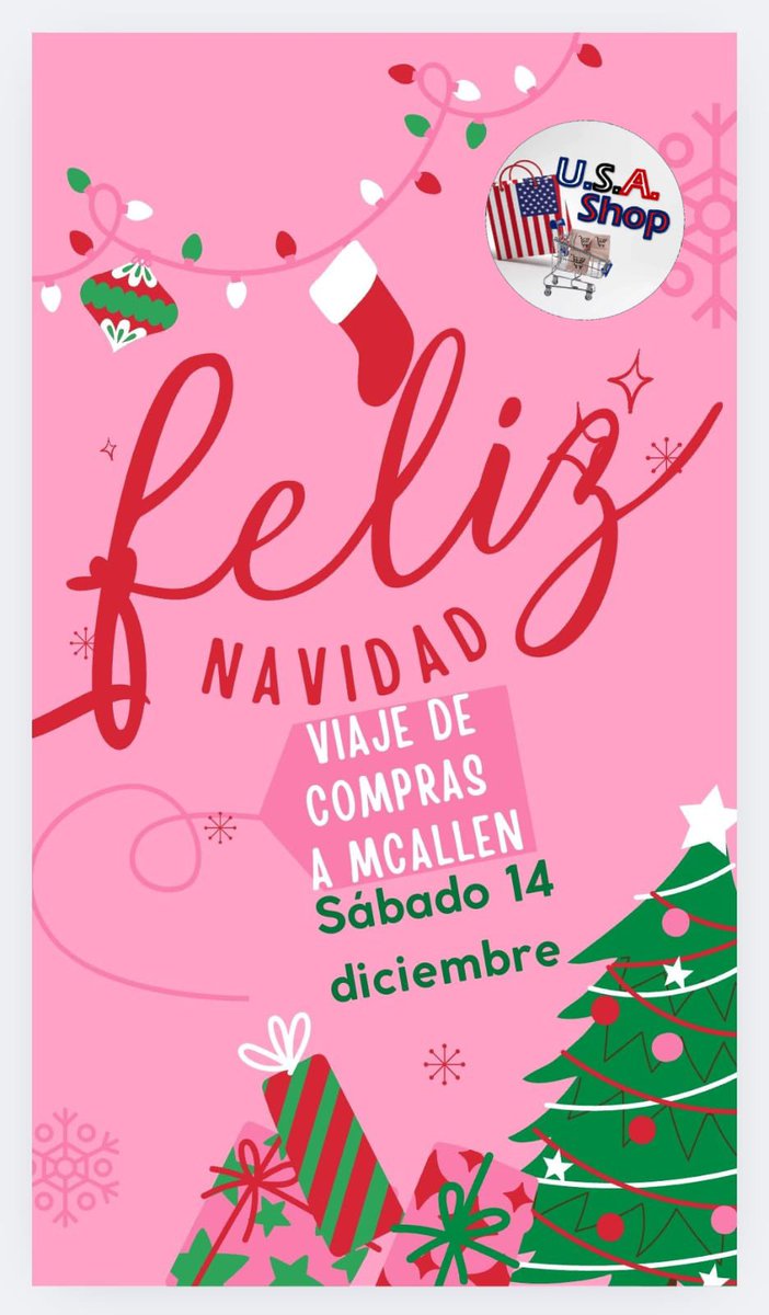 ingeiptv4's tweet photo. Tenemos viaje de compras a McAllen 🇺🇸. Sábado 14 de Diciembre. Por si gustan algún pedido ‼️‼️‼️‼️ Somos USAShop en fb https://t.co/LapWcbmrlR y grupo de WhatsApp: https://t.co/xeWlzfJ7Vz https://t.co/JXdnkn1mle