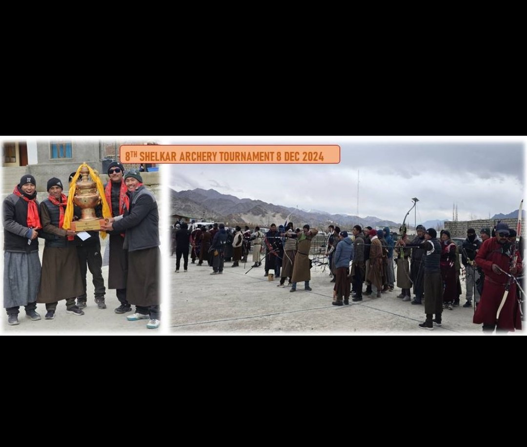 Ladakh Warriors (@ladakhwarriors) on Twitter photo LADAKH SCOUTS REGIMENTAL CENTRE lifts the Eighth Shelkar Archery Tournament in a tough competition among 19 teams.
Kudos to the team!
Ki Ki So So Lhargyalo!!
#Ladakh
#IndianArmy
<a href="/adgpi/">ADG PI - INDIAN ARMY</a>
<a href="/NorthernComd_IA/">NORTHERN COMMAND - INDIAN ARMY</a>
<a href="/firefurycorps/">@firefurycorps_IA</a>
<a href="/artrac_ia/">Army Training Command, Indian Army</a>
<a href="/ArmySportASCB/">Army Sport</a>
<a href="/ANI/">ANI</a>
<a href="/lg_ladakh/">Office of the Lt. Governor, Ladakh</a>
<a href="/prodefleh/">PRO LEH</a> LADAKH SCOUTS REGIMENTAL CENTRE lifts the Eighth Shelkar Archery Tournament in a tough competition among 19 teams.
Kudos to the team!
Ki Ki So So Lhargyalo!!
#Ladakh
#IndianArmy
<a href="/adgpi/">ADG PI - INDIAN ARMY</a>
<a href="/NorthernComd_IA/">NORTHERN COMMAND - INDIAN ARMY</a>
<a href="/firefurycorps/">@firefurycorps_IA</a>
<a href="/artrac_ia/">Army Training Command, Indian Army</a>
<a href="/ArmySportASCB/">Army Sport</a>
<a href="/ANI/">ANI</a>
<a href="/lg_ladakh/">Office of the Lt. Governor, Ladakh</a>
<a href="/prodefleh/">PRO LEH</a>