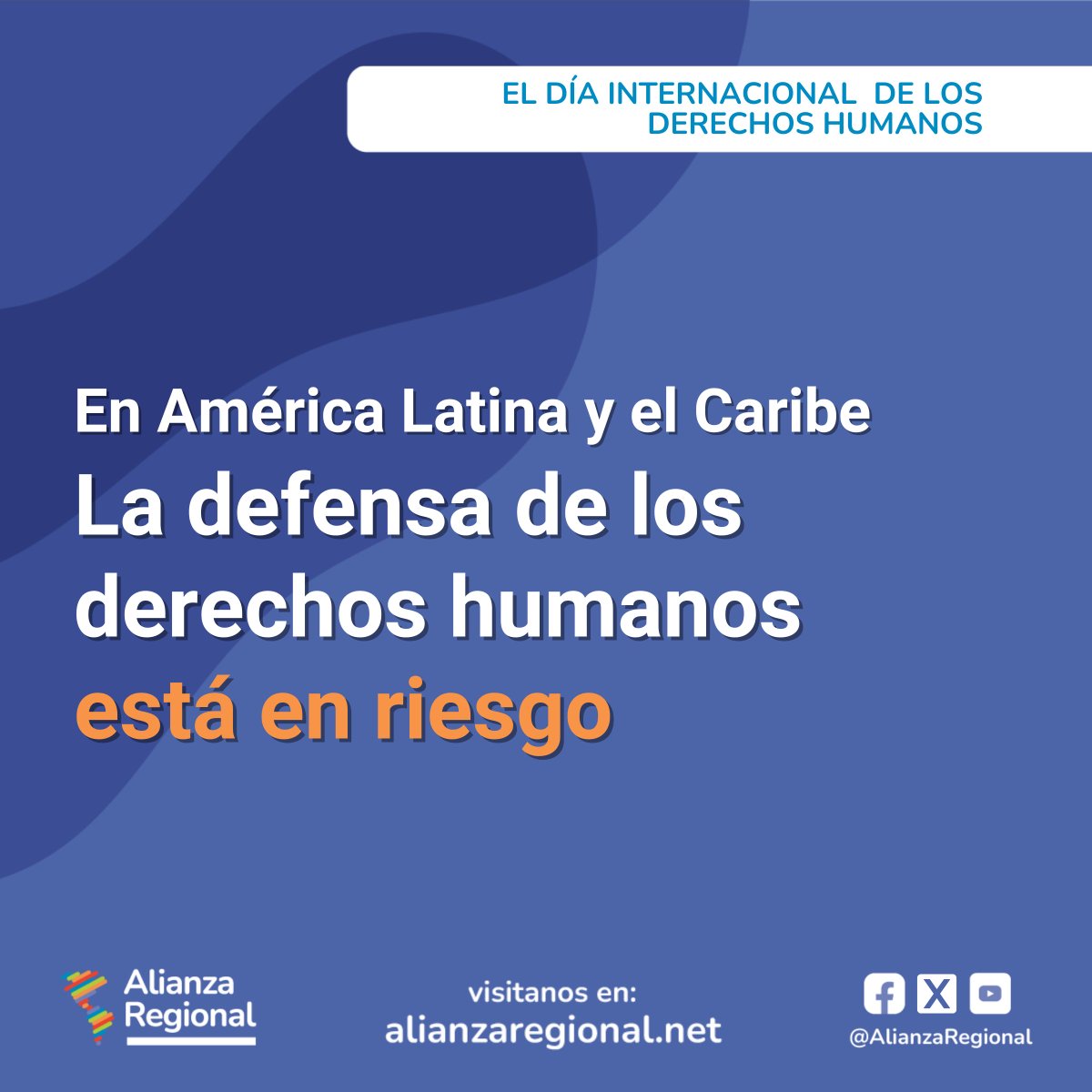 Día de los derechos humanos ✊
En la #AlianzaRegional somos 18 organizaciones que trabajamos a diario para que en 15 países de la región la ciudadanía goce de DD.HH. fundamentales que además habilitan el acceso a otros: la libertad de expresión y el acceso a la información