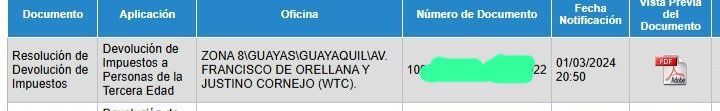 jose_gavilanezl's tweet photo. Hace casi 10 MESES solicité la devolución de IVA de una persona del grupo prioritario (discapacidad o tercera edad) de todo el 2023, las resoluciones de las devoluciones salieron el 1 de marzo y AÚN NO SE DIGNAN EN DEVOLVER EL DINERO @SRIoficialEc @FinanzasEc @Presidencia_Ec https://t.co/uJYPDQ8hCC
