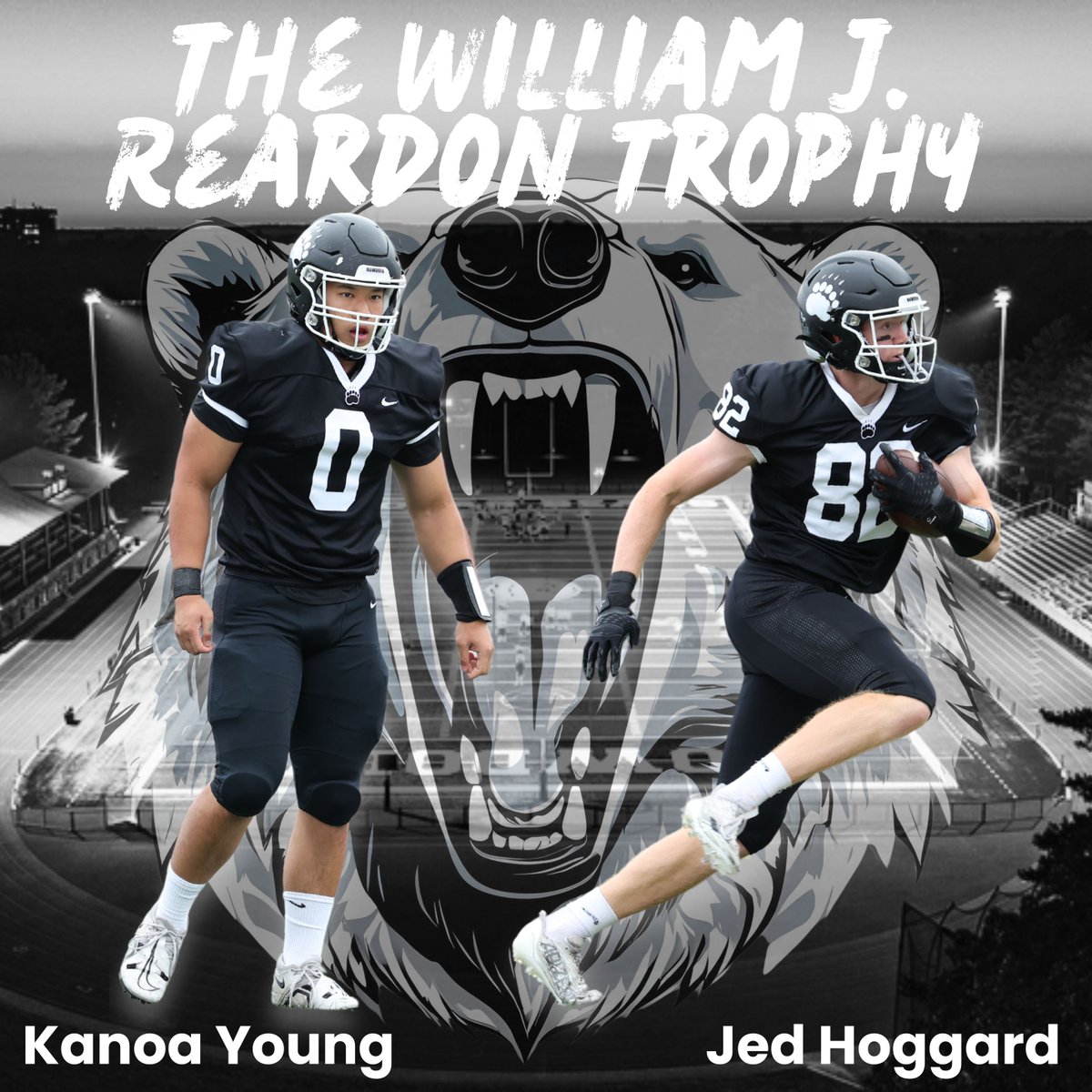 BowdoinFB's tweet image. Presented annually to a senior on the football team who has made an outstanding contribution to his team &amp;amp; his college as a man of honor, courage, &amp;amp; ability, the qualities which William J. Reardon '50 exemplified at Bowdoin College on the campus &amp;amp; on the football field. #GoUBears