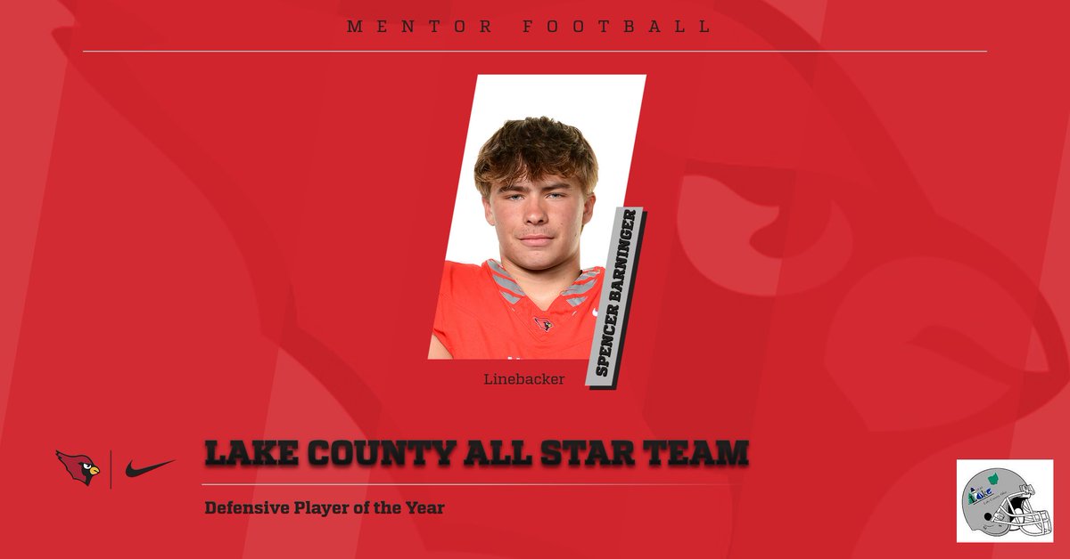 Coach_MattGray's tweet photo. Congratulations to linebacker, Spencer Barninger, for earning the Defensive Player of the Year for Lake County during the 2024 season!
#onceacard #team100 https://t.co/aWhivOxQBM