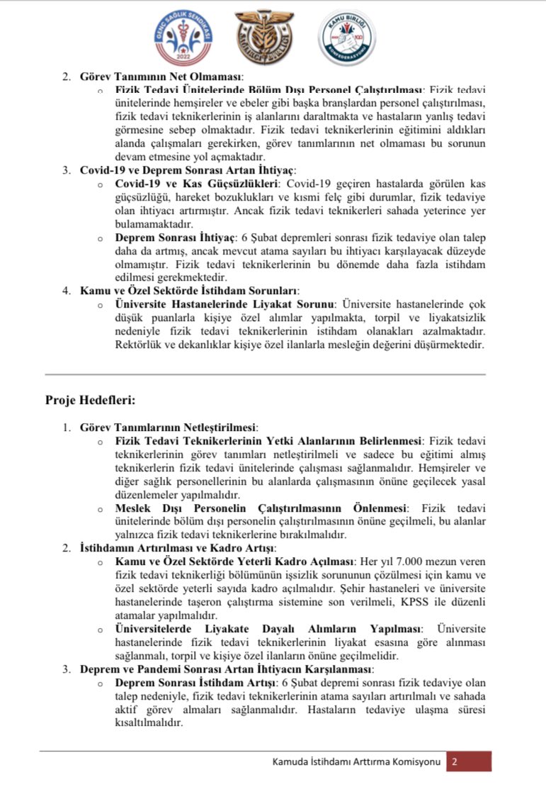 ahmetesmer2121's tweet photo. 📣📣Genç Sağlık Sendikası olarak, yaptığımız projelerin hayata geçirilmesi FİZİK TEDAVİ TEKNİKERLİĞİ bölümünün atamaları en kısa sürede yapılmasını talep ediyoruz.📍📍
#SağlığaTasarrufsuzAtama https://t.co/FdsO2NyUSs