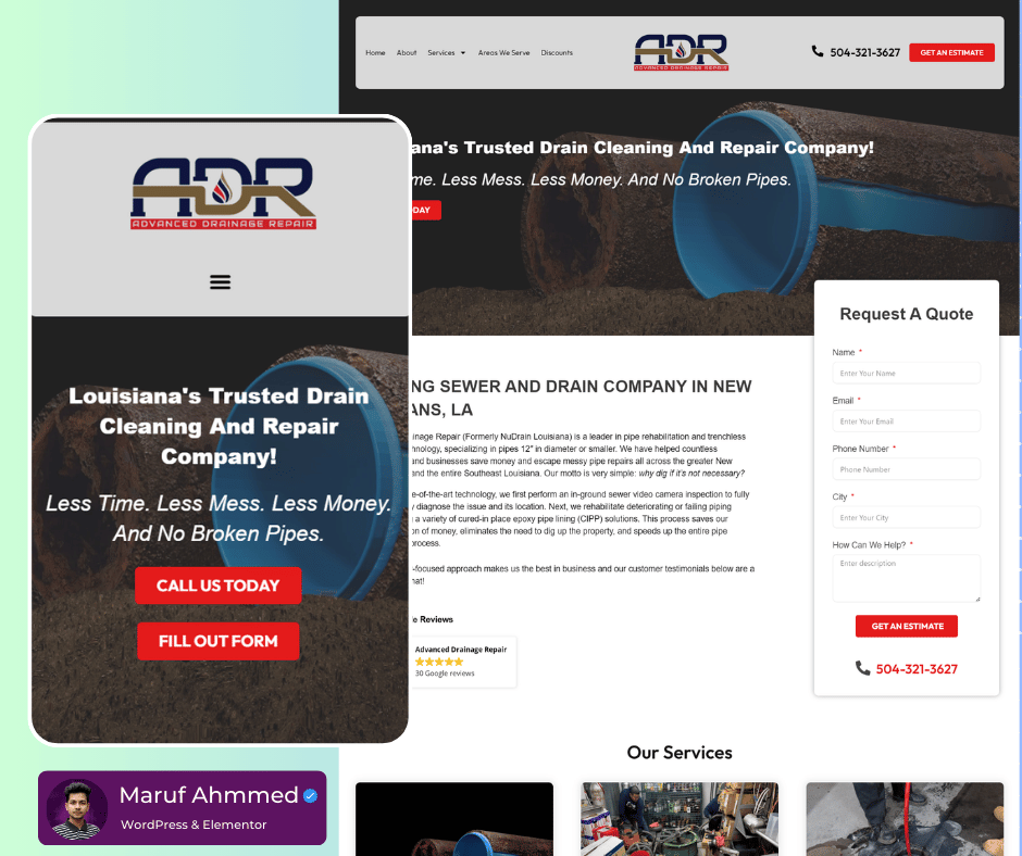📷 **Figma Dreams, Elementor Reality!** 📷
Just took a sleek Figma design and turned it into a fully functional Elementor website that’s smooth, fast, and stunning! 

Drop a DM or book my services now!
#FigmaToElementor #WebsiteGlowUp #ElementorExpert #DesignToLife #WebDesignPro