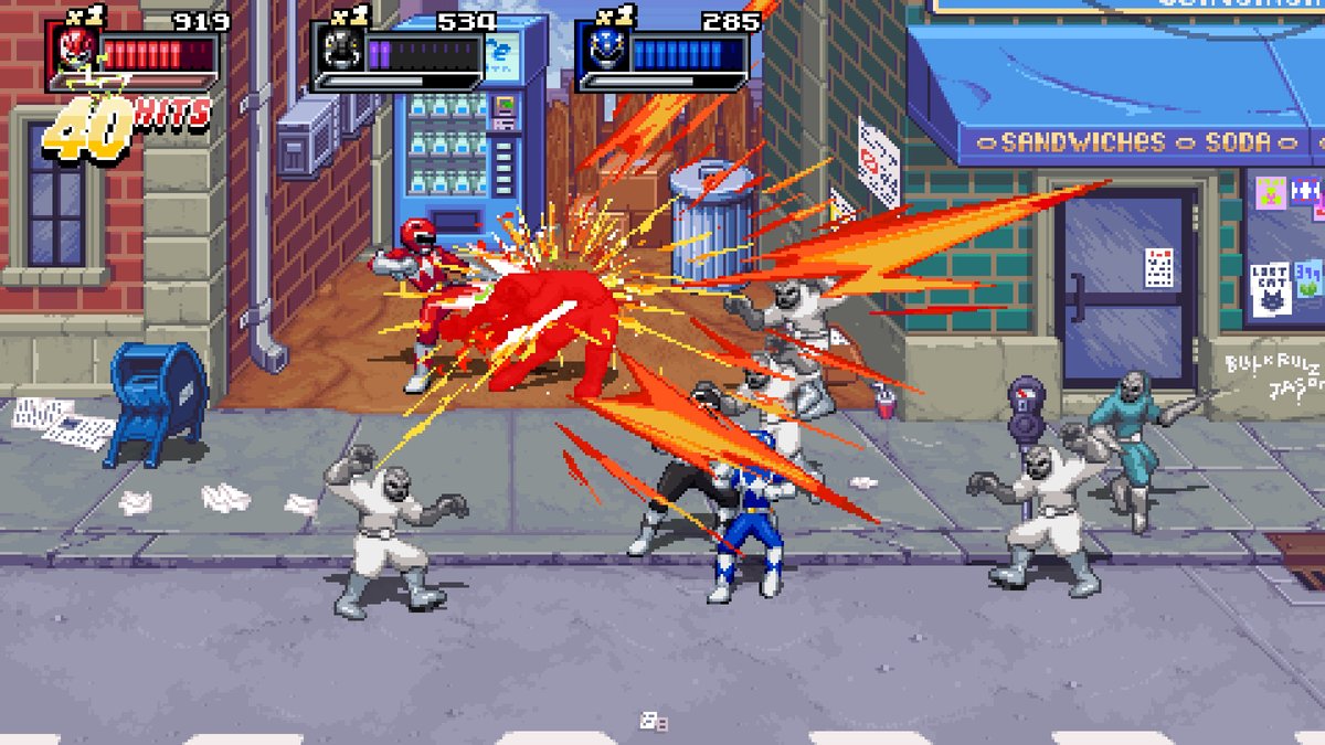DigitalEclipse's tweet photo. The Mighty Morphin Power Rangers are back in a remixed, alternate timeline! When Robo Rita travels to 1993 to team up with her former self, can the original teenagers with attitude defeat them both? Find out in #RitasRewind, available now on PlayStation 5! https://t.co/kuE3iUbCSu https://t.co/BL88Koajoe