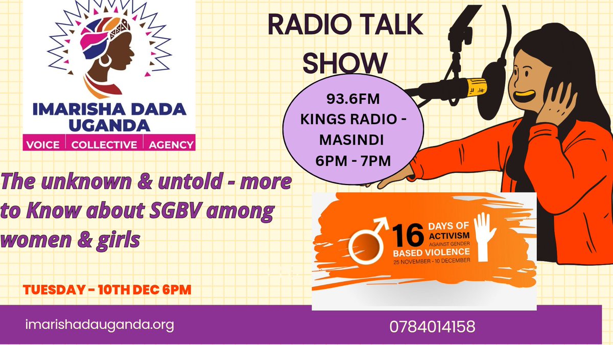 ImarishaDadaa's tweet image. On this Human Rights Day, the day that marks the end of #16 Days of Activism, we share more on the key unknown findings in regard to SGBV in various communities, the gaps, what&apos;s missing and forge ways in ending the vice.
#DadaVoices
#16DaysOfActivism
@amwaafrika
