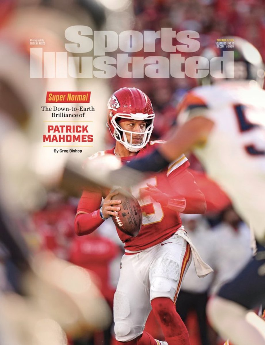 KCKingdom__'s tweet photo. Great photo of @PatrickMahomes on Sports Illustrated. #ChiefsKingdom https://t.co/RfwNucUs6s