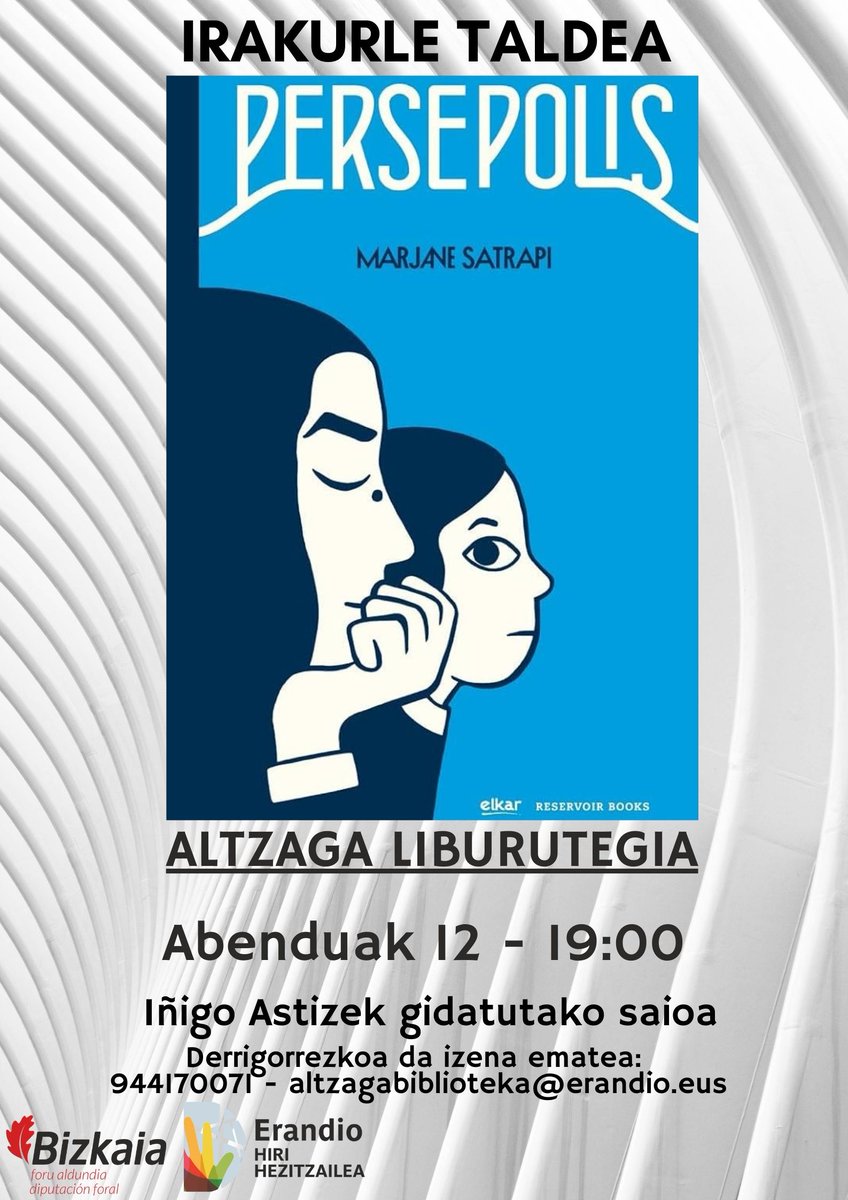 Ostegunean Altzagako liburutegian👍💯