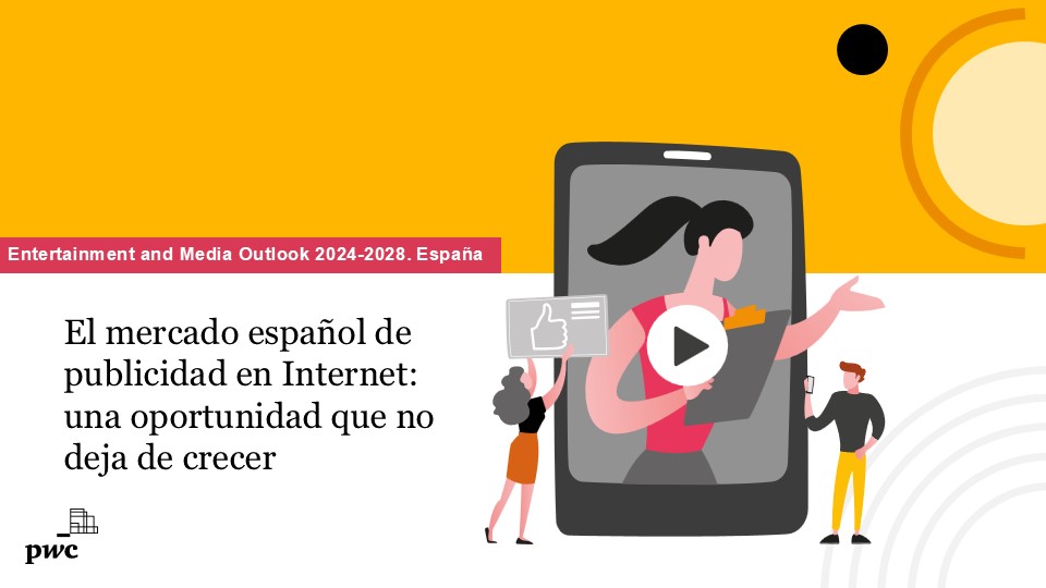 🤖✨La publicidad online crecerá un 7,3% anual hasta 2028, alcalzando los 6.521 millones de euros. 🌟 Descubre más sobre las tendencias digitales en nuestro informe #PwCEntretenimientoyMedios #PwCOutlook: pwc.es/gemo