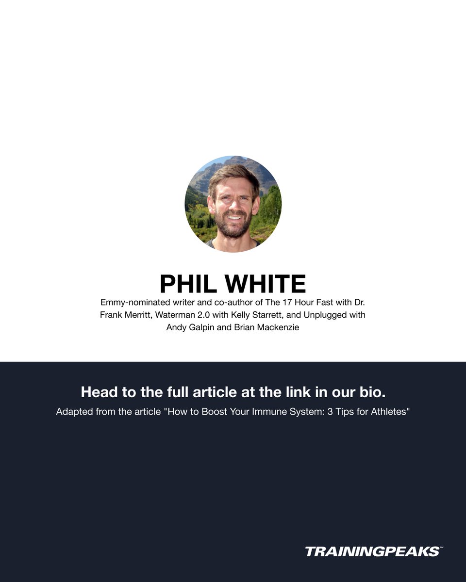 TrainingPeaks's tweet image. If you feel the sniffles coming on AGAIN, you're not alone—but you're also not SOL. 

While there's no magic pill for steeling your immune system against the barrage of winter germs 🦠 the basics go a long way. Dial in your immune system: trainingpeaks.visitlink.me/tubvU5