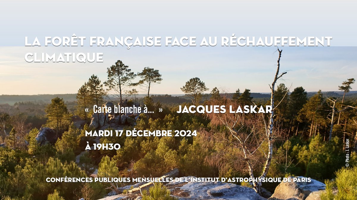 IAP (@astroiap) on Twitter photo 📣Conférence publique <a href="/astroIAP/">IAP</a> par Jacques Laskar <a href="/Obs_Paris/">Observatoire de Paris | PSL</a> <a href="/AcadSciences/">Académie des sciences</a> mardi 17 décembre à 19h30 en vrai dans l'amphi et en direct sur youtu.be/0CJw9R79u00 📡programme et inscriptions : iap.fr/science/confer… #mediationINSU <a href="/CNRS_INSU/">CNRS Terre & Univers</a> <a href="/CNRS_Paris/">CNRS Paris-Centre</a> <a href="/Sorbonne_Univ_/">Sorbonne Université</a> 📣Conférence publique <a href="/astroIAP/">IAP</a> par Jacques Laskar <a href="/Obs_Paris/">Observatoire de Paris | PSL</a> <a href="/AcadSciences/">Académie des sciences</a> mardi 17 décembre à 19h30 en vrai dans l'amphi et en direct sur youtu.be/0CJw9R79u00 📡programme et inscriptions : iap.fr/science/confer… #mediationINSU <a href="/CNRS_INSU/">CNRS Terre & Univers</a> <a href="/CNRS_Paris/">CNRS Paris-Centre</a> <a href="/Sorbonne_Univ_/">Sorbonne Université</a>