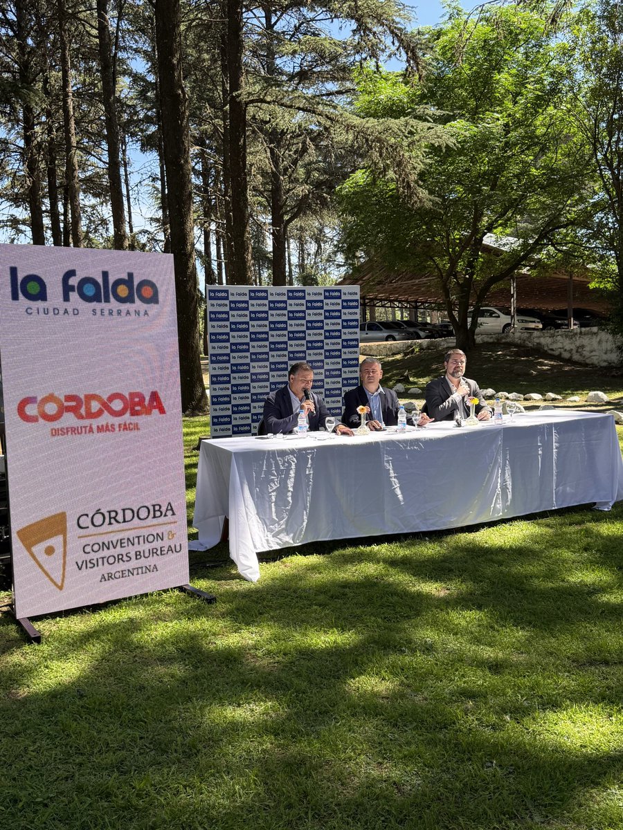🖊️ Se llevó a cabo el lanzamiento del 6° Encuentro Provincial de Destinos Sede en La Falda, una jornada de trabajo junto al Córdoba Convention &amp; Visitors Bureau y autoridades locales. 🤝 Se firmó un convenio para fortalecer la promoción de La Falda como destino para eventos y