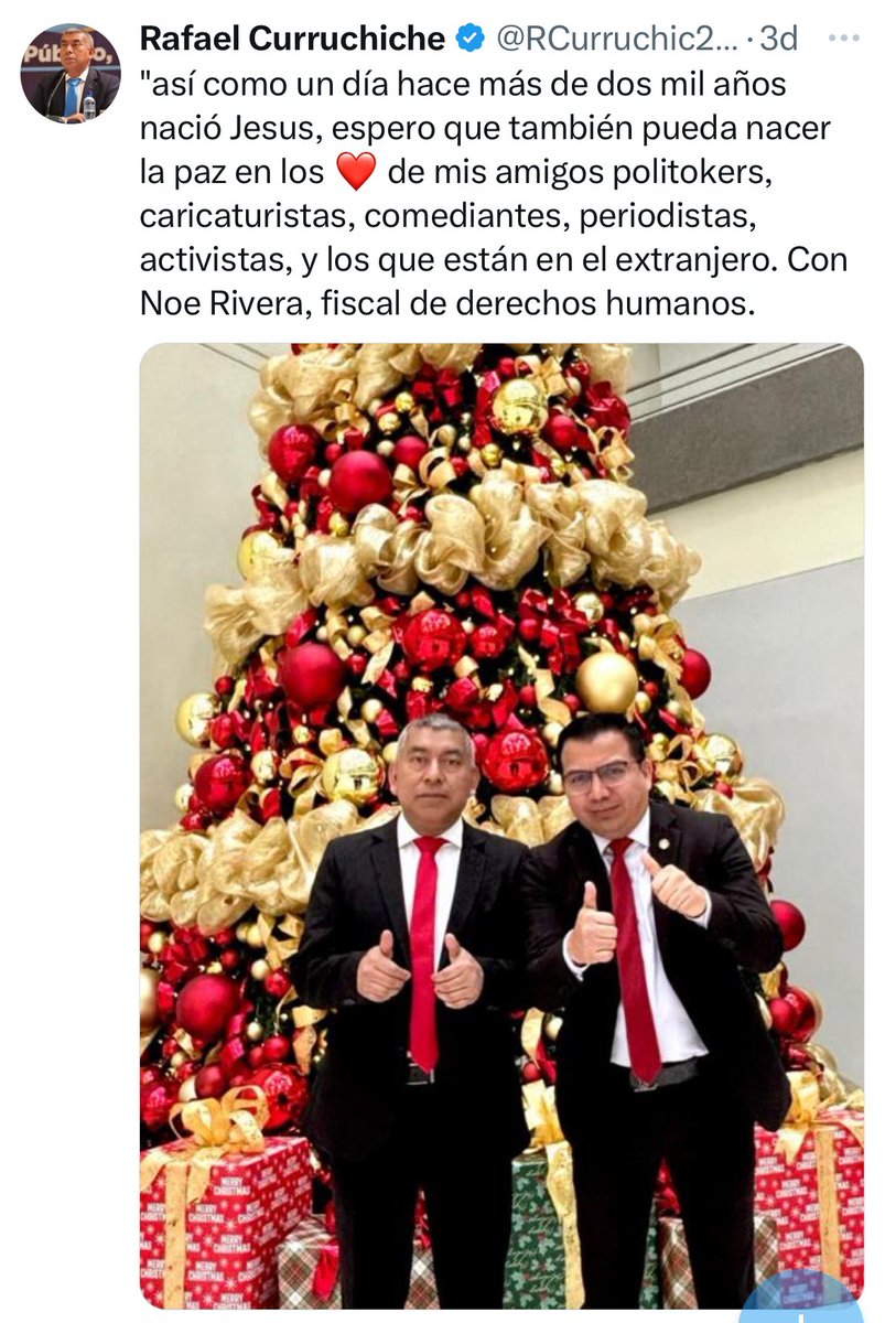 JSandoval1982's tweet photo. La cúspide del cinismo.

En los últimos días han desbaratado la fiscalía de derechos humanos, han apoyado las acciones de los acusados en perjuicio de las víctimas y todavía se mofan de los deudos y de los activistas quienes defienden sus derechos. https://t.co/FVKZaAzg0O