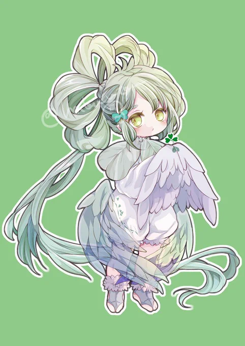 #リプきた3つの絵文字でキャラデザする 