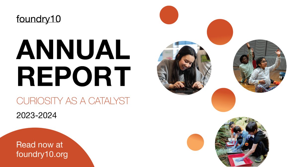 Have you had time to review our Annual Report, Curiosity as a Catalyst? If not, take a look now. It shows how we use curiosity to drive change in education. Read it here: ow.ly/efEy50UnTRW