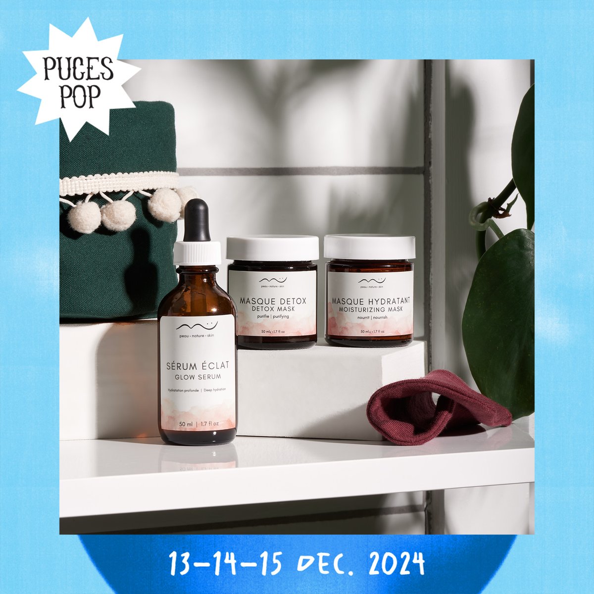 pucespopmtl's tweet photo. Découvrez quelques-uns de nos artisans de produits pour le corps pour le premier weekend, de cette édition hivernale de Puces POP ! Vous trouverez toutes les informations sur les artisans via le site de POP Montréal. 🧴🧼
https://t.co/kUErW2RWrP https://t.co/ehEZWEV97n