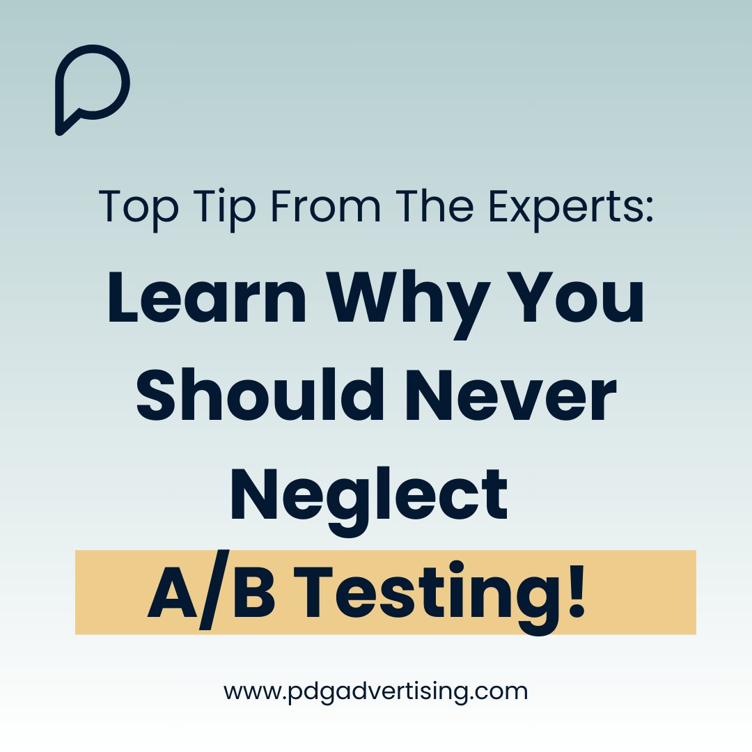 PDGAdvertising's tweet photo. Our top tip is to test different headlines, images, and calls-to-action to see what drives the most conversions. 

Remember, small changes can lead to BIG results!

#ABTesting #ConversionOptimisation https://t.co/2oNahnoP0Z