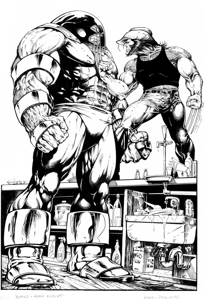 inkerdude's tweet image. Thanks @theaginggeek for posting this astounding @AdamKubert page. It allowed me to have fun inking it. Hope it turned out somewhat decent! 11x17 board @Demonpuppy @thedanjurgens @rickeypurdin @ThomasHealy @Paul_Kaminski @ComicAwarenezz @urbanbarbarian