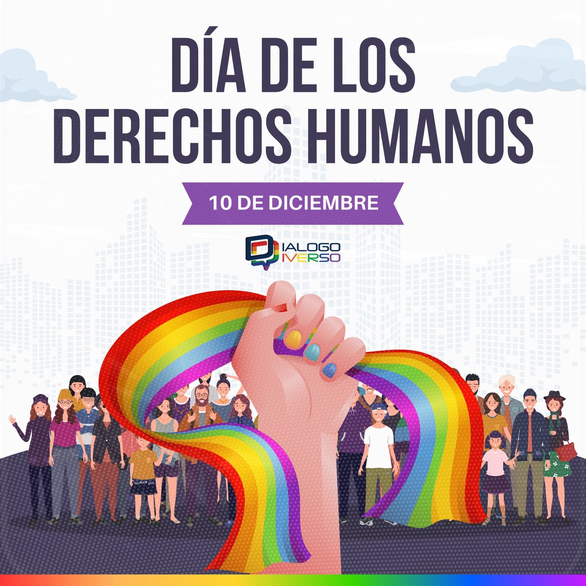 DialogoDiverso's tweet photo. 🌍 Día de los Derechos Humanos: 10 de diciembre 🏳️‍🌈

🌈 Desde Diálogo Diverso, reafirmamos con fuerza nuestro compromiso de trabajar en contra de la discriminación, la exclusión y la violencia que enfrentan las personas LGBTIQ+ y las poblaciones en situación de movilidad humana. Porque los derechos no se piden, se exigen.

💜 Este día nos recuerda que cada paso cuenta, cada voz importa. Juntxs, podemos construir un mundo donde todas las personas tengan acceso a iguales oportunidades y dignidad.

📢 Los derechos humanos son para todxs, sin excepciones.

#DíaDeLosDerechosHumanos #JusticiaParaTodxs #DiversidadEcuador #DiálogoDiverso
