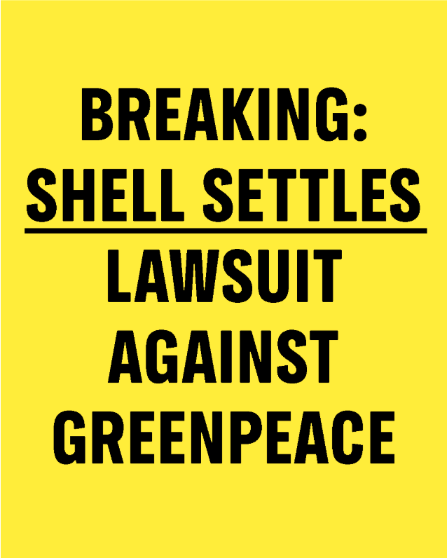 🚨 BREAKING: Shell backs down in lawsuit against Greenpeace.

People power works!

🧵👇