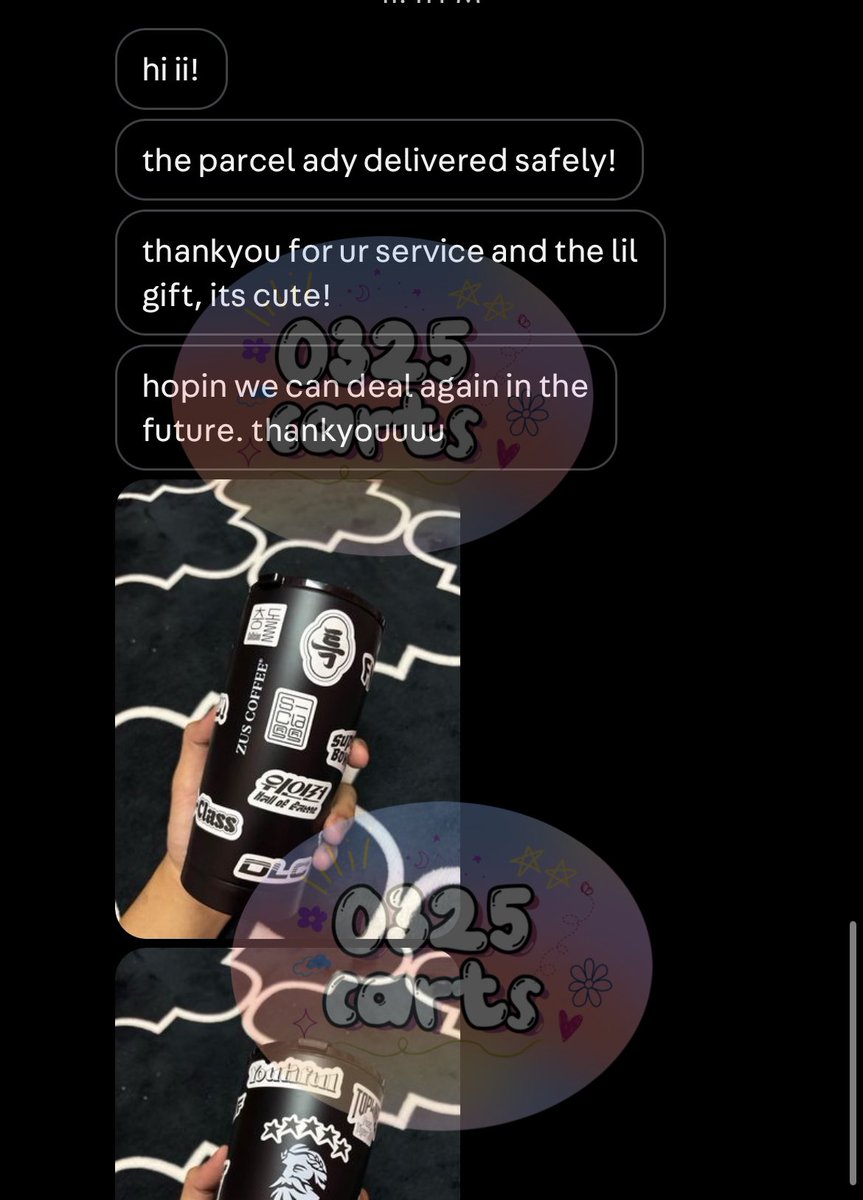 0325carts's tweet photo. #0325cfb buyer feedback on carousell 🫶 https://t.co/akD41uJVw4