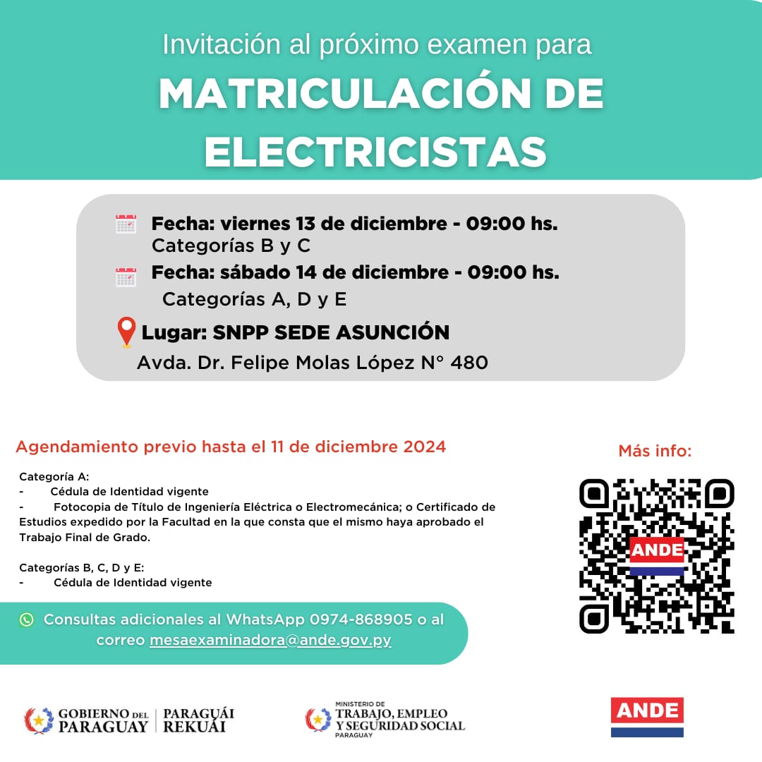 ANDE Página Oficial tweet media