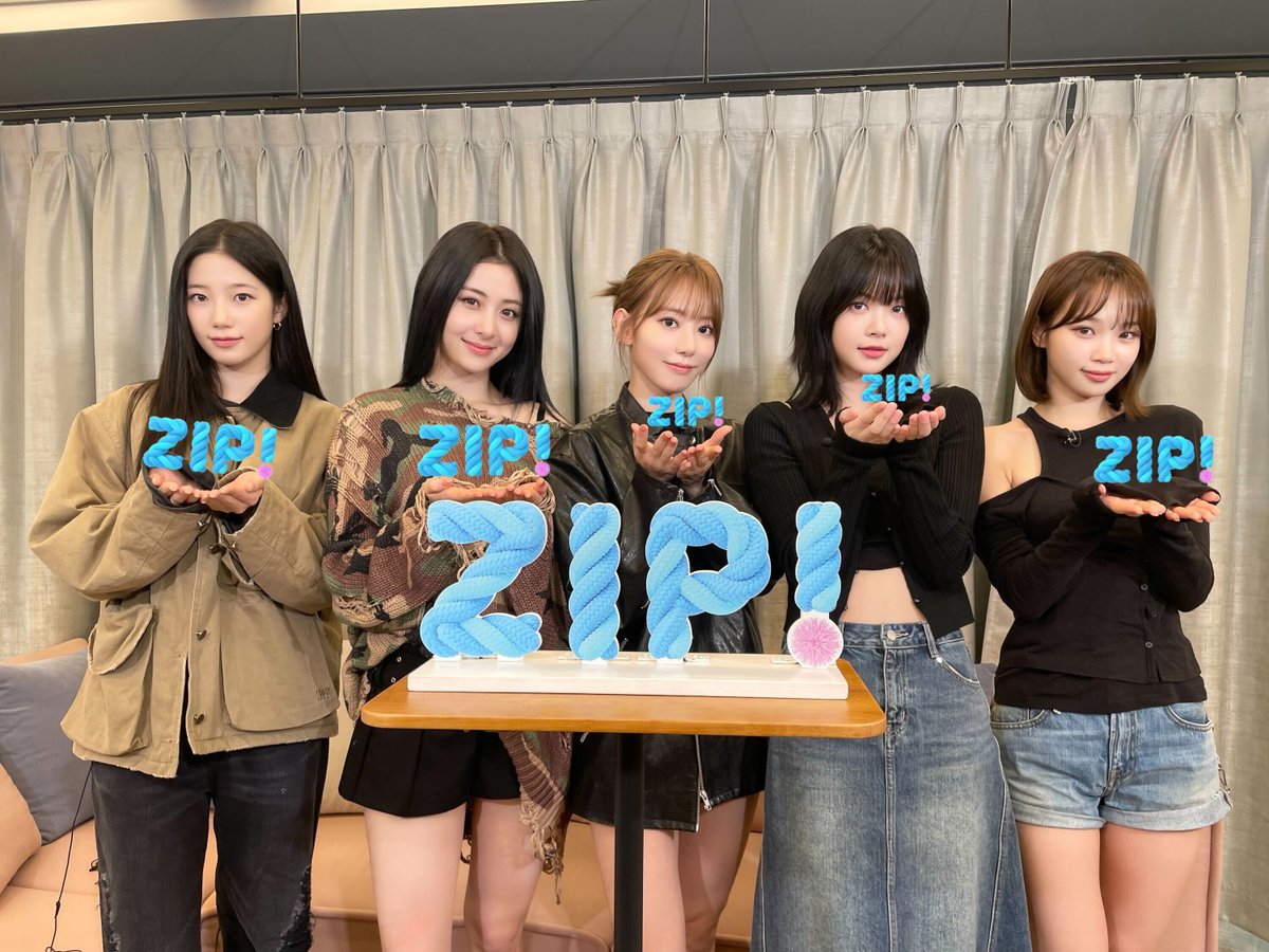 あしたのZIP! #SHOWBIZコーナー ☆LE SSERAFIMインタビュー 新曲