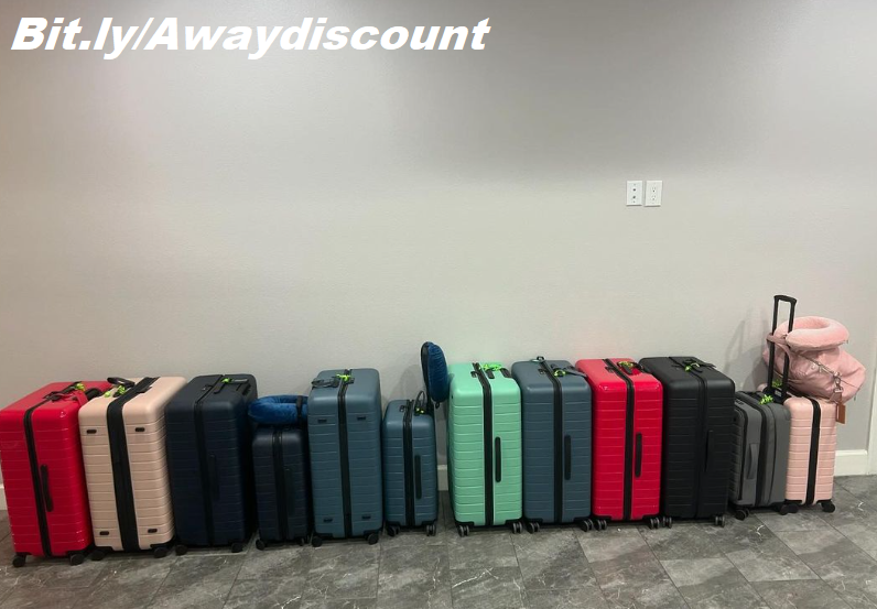 Away Travel referral code tweet media