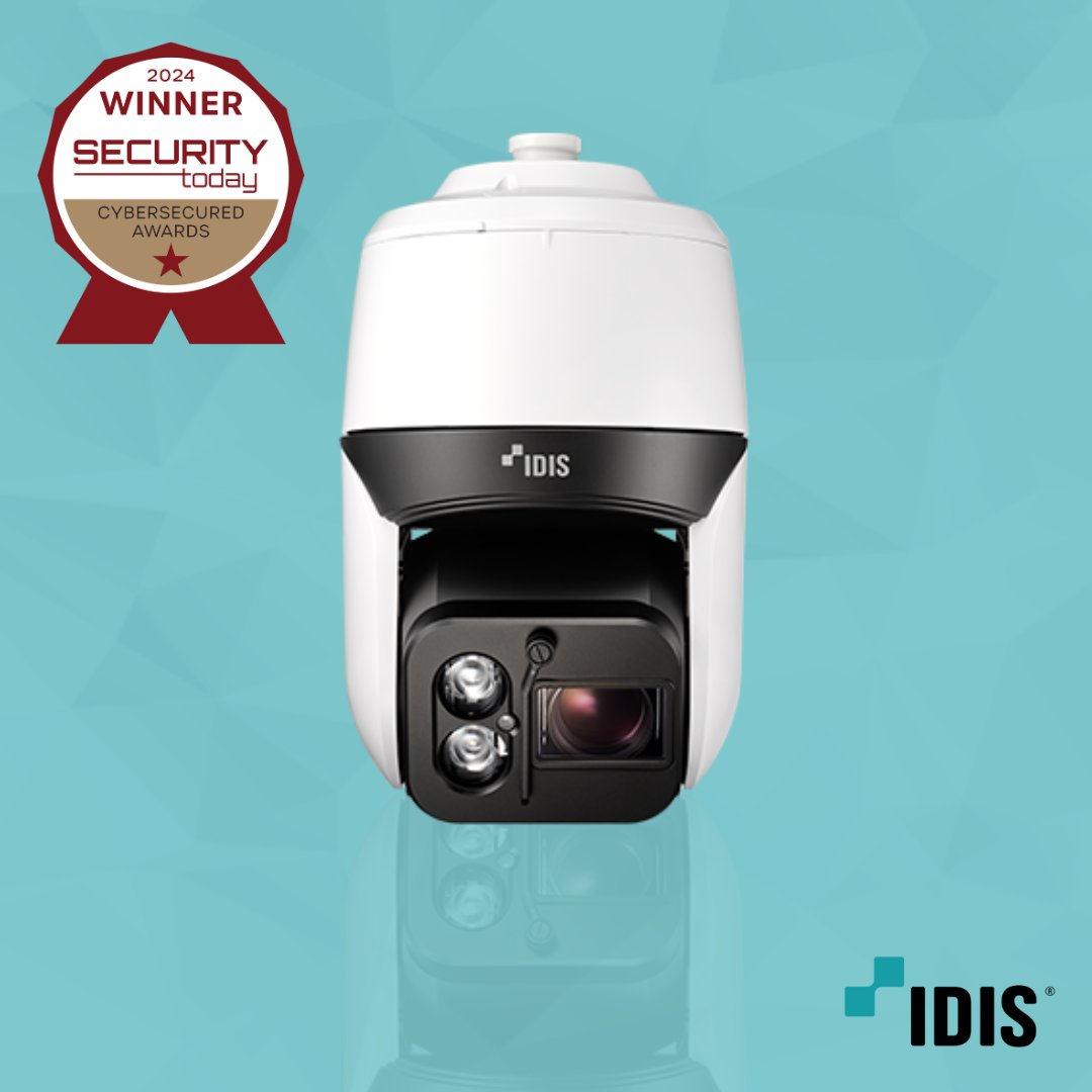 IDIS Americas is thrilled to announce that the 4MP Edge AI PTZ  has been recognized with two Security Today Cybersecured Awards for our cutting-edge security solutions! hubs.li/Q02_6cJ30

#IDIS #AiSecuritySolutions