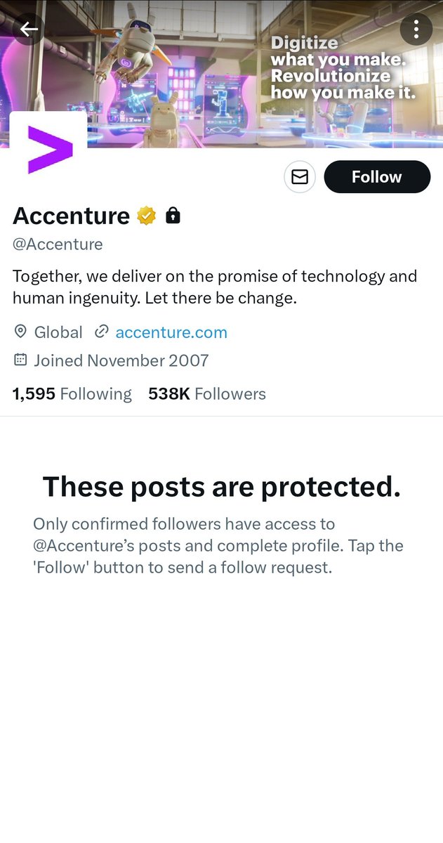 iOTCs's tweet image. Wtff @Accenture locked their profile because people were constantly tagging their official X account
Spineless @Accenture

@AccentureIndia India should fire Nikita Singhania and sue her for damaging the company's reputation.

#JusticeForAtulSubhash 
#NikitaSinghania