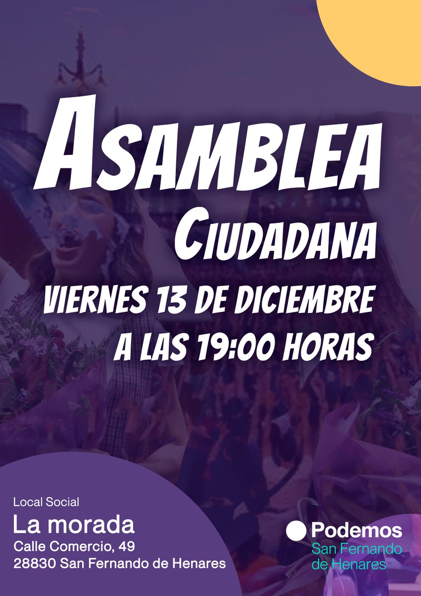 Podemos San Fernando de Henares tweet media