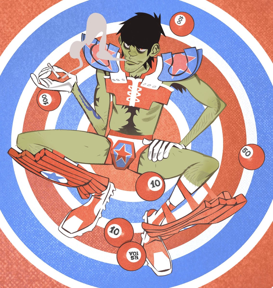 ⚾️ #gorillaz #murdoc