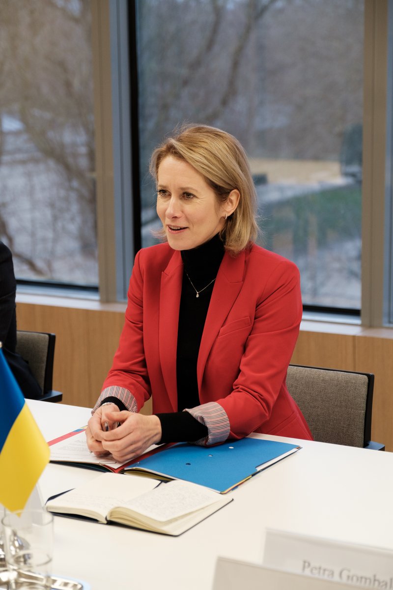 We must spare no effort for Ukraine to win.

I met <a href="/StefanishynaO/">Olga Stefanishyna</a> and discussed how to raise the cost for the aggressor, incl. by strengthening EU sanctions &amp; use of frozen assets in support of defence needs.

I am also pleased to see Ukraine working hard on its accession process