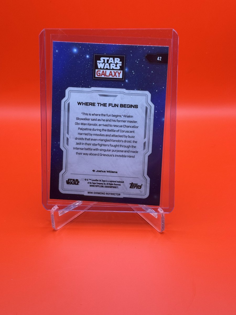 Jedi_Baxter's tweet photo. Day 16 of #30daysofgalaxy ripping a 2024 Star Wars Galaxy Chrome pack each day until Christmas! #thehobby #starwars #baxterbreaks
Today’s Hit: Where the Fun Begins https://t.co/jglw6qLkrA