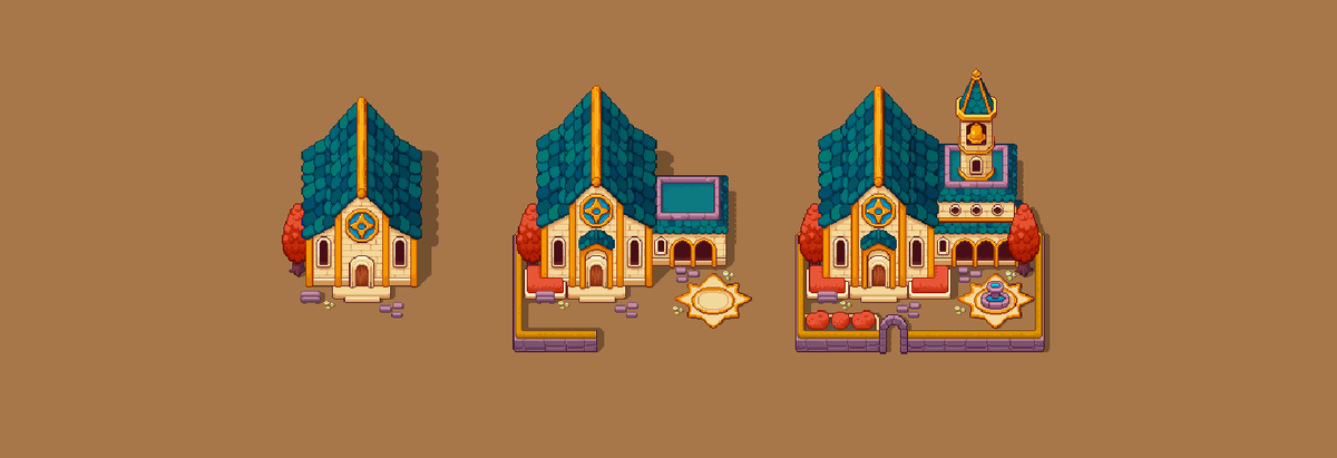 pixel art i did for Idle Town Master!🌴

#pixelart #gamedev #characterdesign