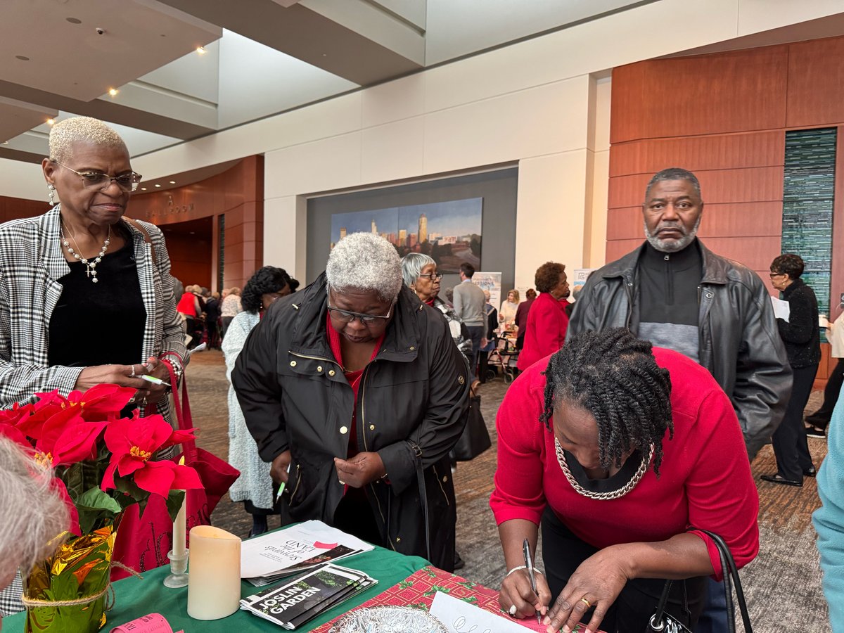 Lots of fun and smiles this morning at the Golden Years celebration with Raleigh Parks!  Spreading the word about the Foundation and our work in the community.