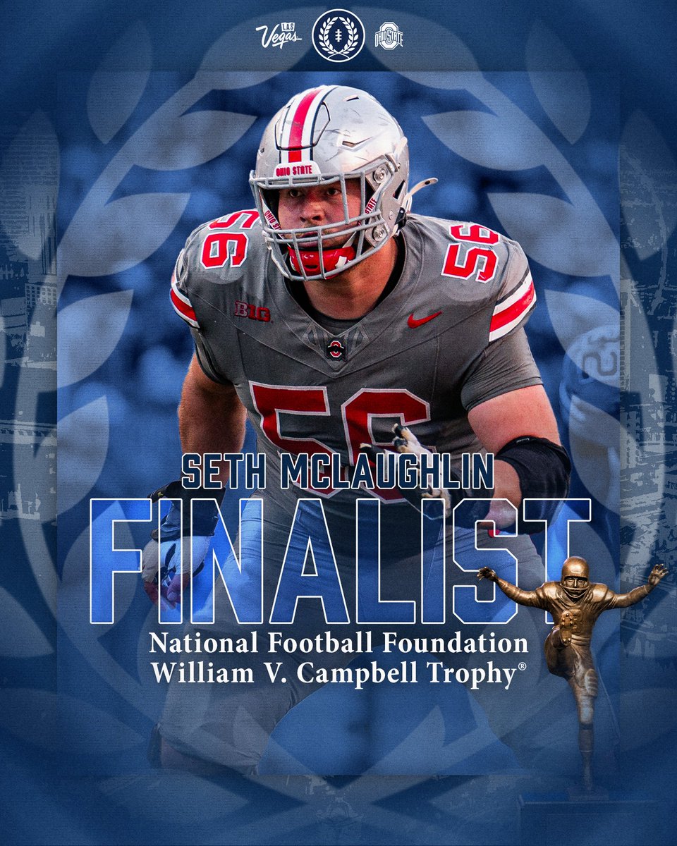 Congratulations to the <a href="/OhioStateFB/">Ohio State Football</a> star, <a href="/Seth_Mc24/">Seth McLaughlin</a>!

Tune in tonight at 6pm PST to see McLaughlin get recognized as a Campbell Trophy Finalist.

Watch here: espn.com/watch/player?i…

#GoBucks