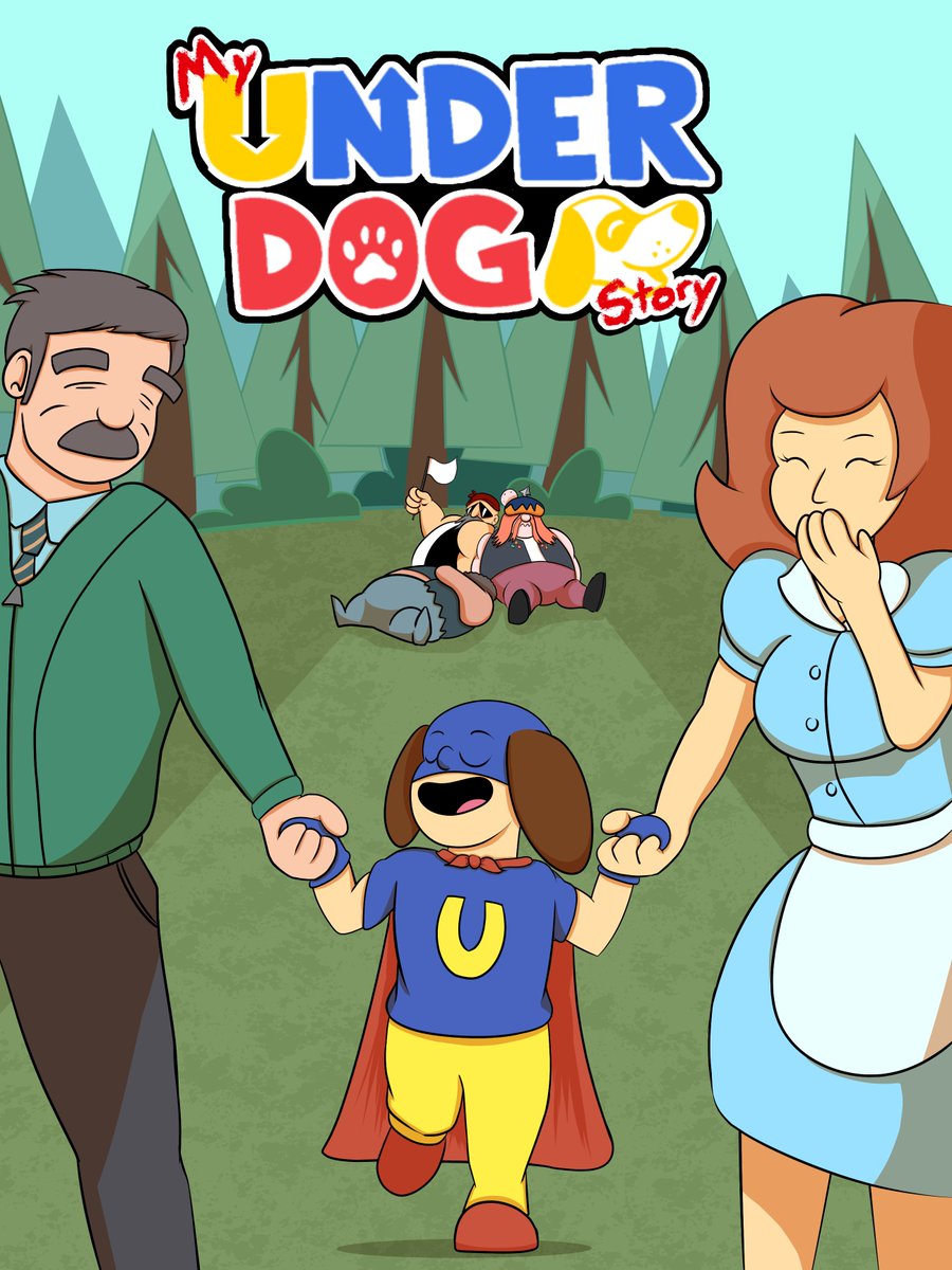 Fpencartoons's tweet image. &quot;Serving justice is thirsty work. Good thing our hero has a juice box waiting for him back at camp. 

My UnderDog Story, coming Christmas Day! ❄️

Art by @BlaznTheKid  

#fpp #underdog #myunderdogstory #fountainspenproductions #indieanimation #supportindieanimation