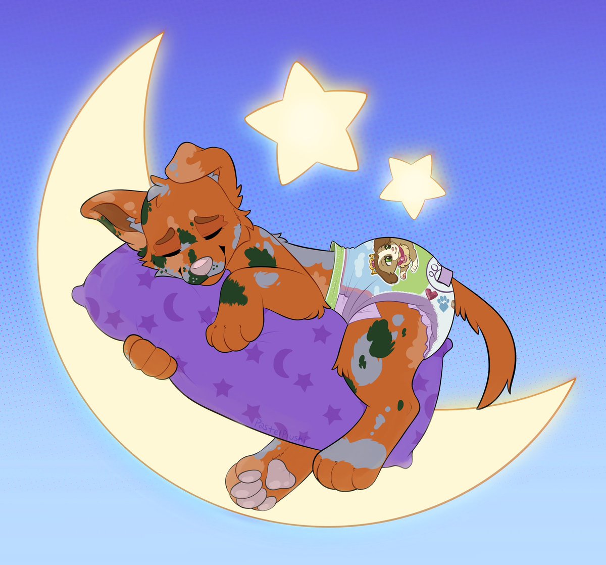Absolutely adorable your character here done by <a href="/Pastelplushi/">🌈 Pastel Plushi 🌈</a>, definitely go check out their stuff and support them if you can.