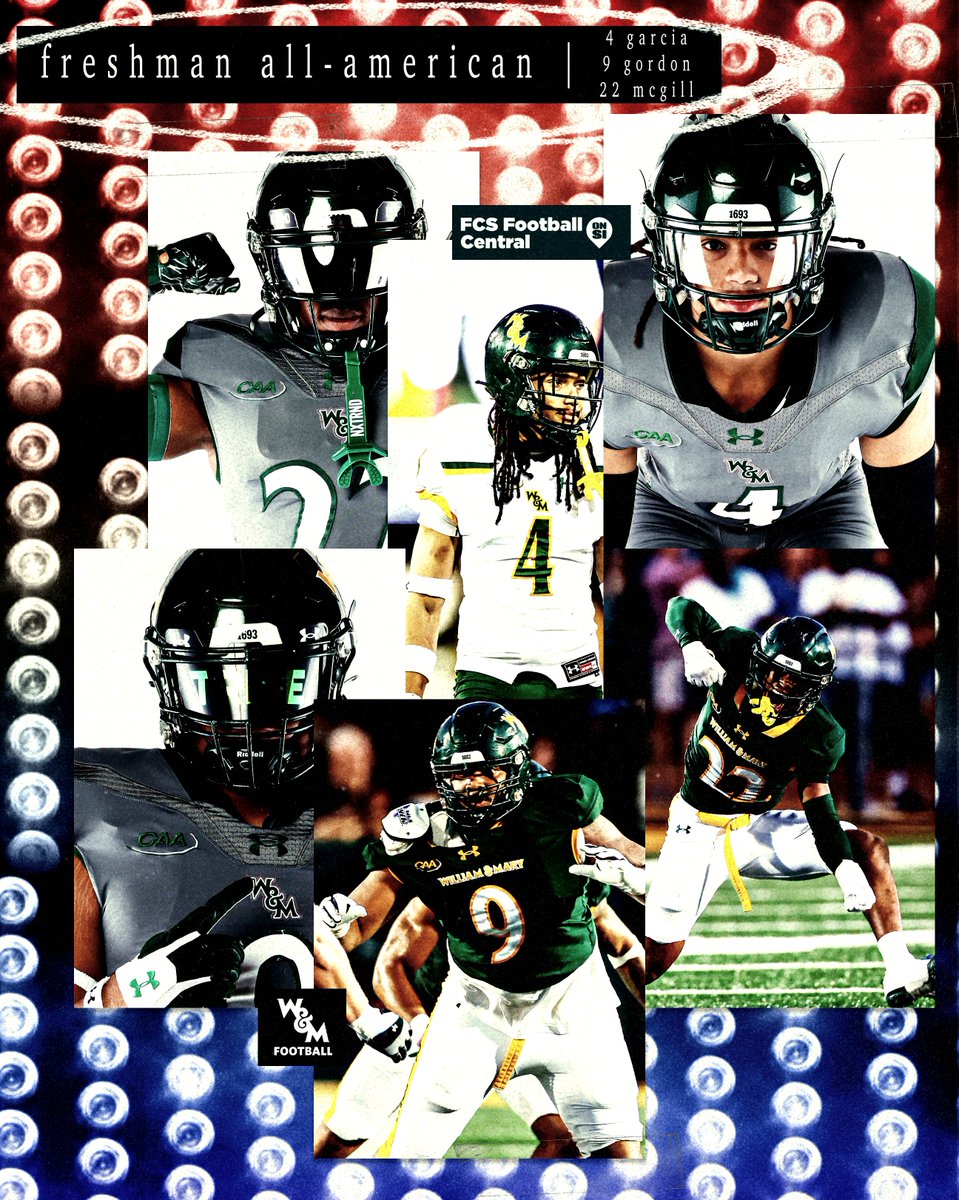 William & Mary Tribe Football (@wmtribefootball) on Twitter photo The nation's π½πππ freshmen!
β‘οΈβ‘οΈβ‘οΈ <a href="/TyGordon2723/">Ty Gordon</a> <a href="/yrnsasch/">Sascha Garcia</a> <a href="/Tjmcg1ll/">Antonio βTjβ Mcgill</a>
#GoTribe <a href="/The__Bluebloods/">FCS Football Central</a> The nation's π½πππ freshmen!
β‘οΈβ‘οΈβ‘οΈ <a href="/TyGordon2723/">Ty Gordon</a> <a href="/yrnsasch/">Sascha Garcia</a> <a href="/Tjmcg1ll/">Antonio βTjβ Mcgill</a>
#GoTribe <a href="/The__Bluebloods/">FCS Football Central</a>