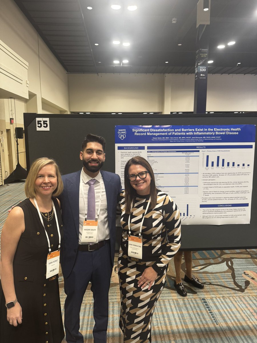 Jami Kinnucan, MD, FACG, AGAF, FCCF (@ibdgijami) on Twitter photo Some important work highlighting that there is a gap is what is available for #EHR optimization in the care of #IBD patients and what is being used by colleagues
Check out poster #55 at <a href="/IBDConference/">@IBDConference</a> #AIBD2024
Collaboration with @VUMCibd <a href="/MayoClinicFLGIH/">Mayo Clinic Florida Gastroenterology & Hepatology</a> <a href="/HorstIBDDoc/">Sara Horst MD, MPH, FACG</a> Some important work highlighting that there is a gap is what is available for #EHR optimization in the care of #IBD patients and what is being used by colleagues
Check out poster #55 at <a href="/IBDConference/">@IBDConference</a> #AIBD2024
Collaboration with @VUMCibd <a href="/MayoClinicFLGIH/">Mayo Clinic Florida Gastroenterology & Hepatology</a> <a href="/HorstIBDDoc/">Sara Horst MD, MPH, FACG</a>