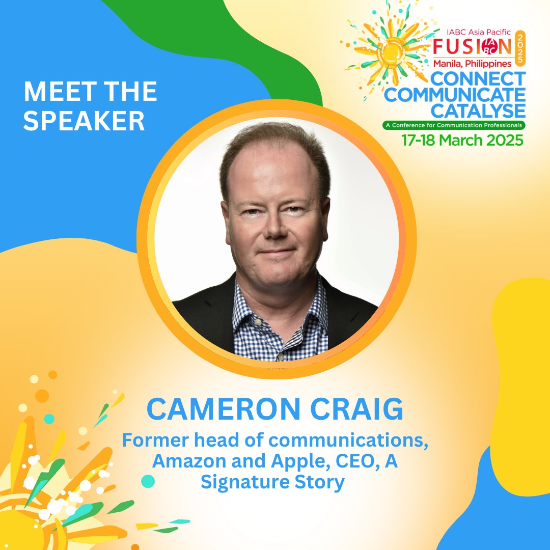 I’m thrilled to announce I’ll be speaking at <a href="/IABC/">IABC</a> APAC Fusion 2025 Conference.

Join me by purchasing a ticket here lnkd.in/dP9t-dWk and also see the rest of the speakers (with more to come).