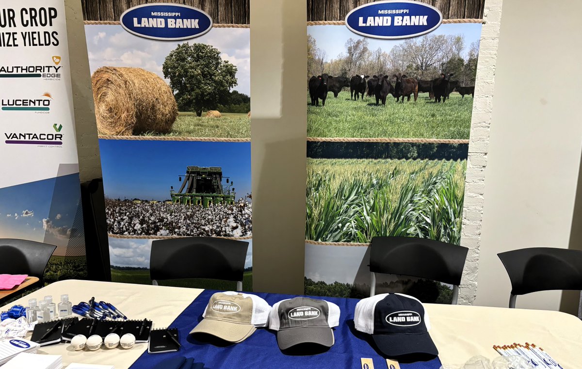 Proud to be a Gold Sponsor of the <a href="/MSUExtService/">MSU Extension</a> 2024 Row Crop Short Course. CEO Chad Crow was able to address the attendees and let them know how Mississippi Land Bank supports the agricultural community in MS. Thank you, MSU, for organizing this wonderful event!