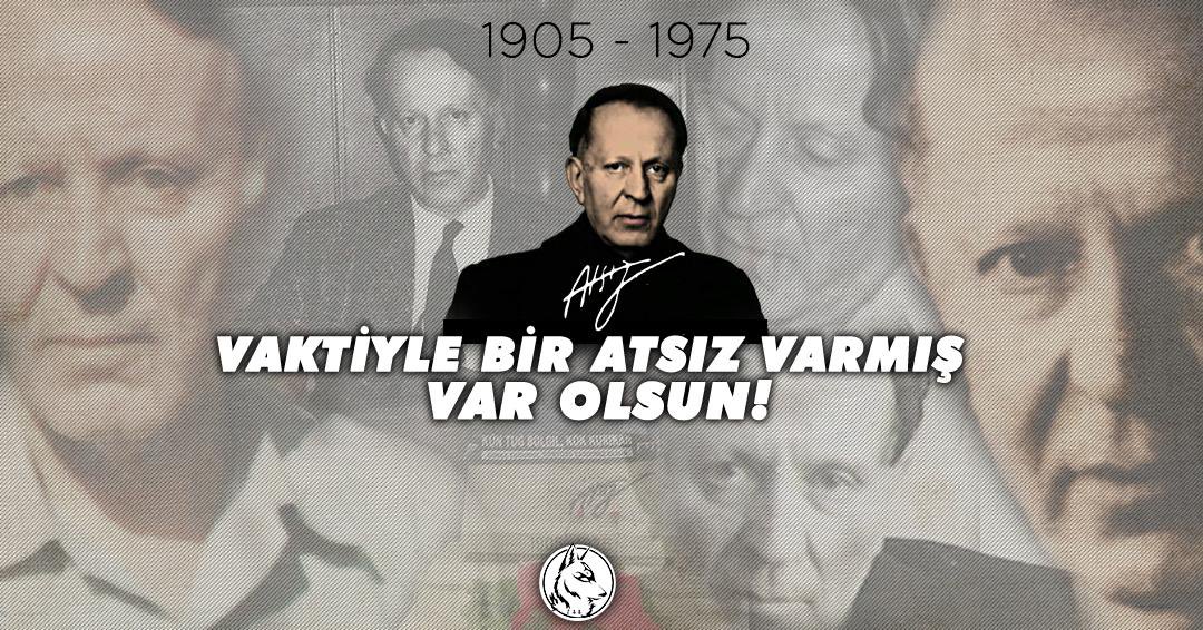 70 yıllık hayatında tek bir taviz vermeyen Yolbaşçımız Hüseyin Nihâl ATSIZ'ı vefatının 49. yılında saygıyla anıyoruz.
11 Aralık 1975
#NihalAtsız
