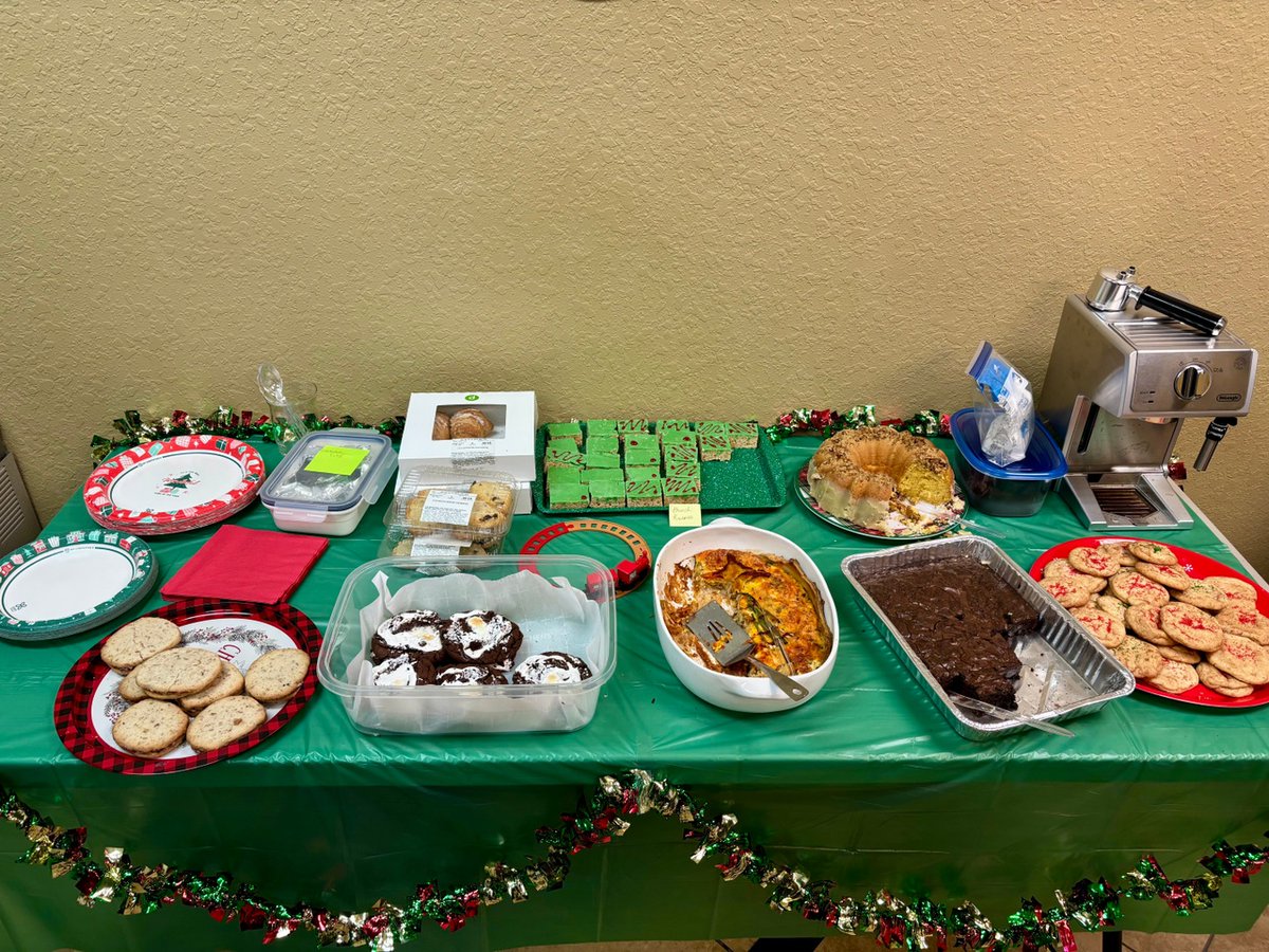 NetSourceMedia's tweet image. Today was our annual office Ugly Christmas Sweater Competition and Christmas Bake Off! We had lots of festive outfits and tasty treats, but there can only be one winner...

🏆 Best Ugly Sweater: Laura
🏆 Tastiest Christmas Treat: Shalontay
🏆 Most Festive Christmas Treat: Melissa