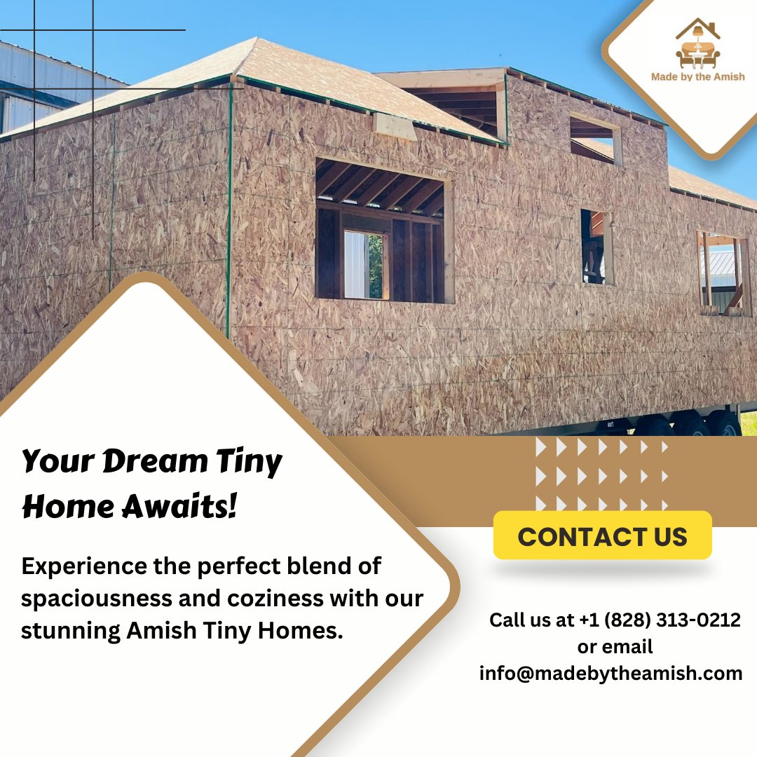 madebytheamish's tweet photo. Small Space, Big Dreams
Discover Amish-built tiny homes, where comfort meets craftsmanship. ๐ โจ
๐ฌ Letโs make your dream home a reality! ๐
#TinyHomeLiving #AmishCraftsmanship #CustomTinyHomes #DreamHome https://t.co/eaERVmNfLr